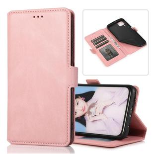 For Huawei P40 Pro Retro Magnetic Closing Clasp Horizontal Flip Leather Case with Holder & Card Slots & Photo Frame & Wallet(Rose Gold)