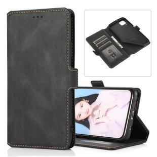 For Huawei P40 Pro Retro Magnetic Closing Clasp Horizontal Flip Leather Case with Holder & Card Slots & Photo Frame & Wallet(Black)