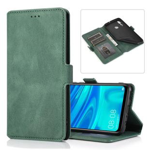 For Huawei Enjoy 9s Retro Magnetic Closing Clasp Horizontal Flip Leather Case with Holder & Card Slots & Photo Frame & Wallet(Green)