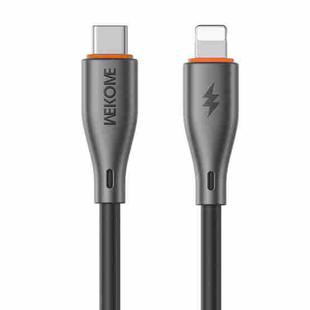 WK WDC-69 Kinkong Flash Series 1m PD27W PVC Fast Charging Data Cable, Interface:Type-C to 8 Pin(Black)