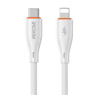 WK WDC-69 Kinkong Flash Series 1m PD27W PVC Fast Charging Data Cable, Interface:Type-C to 8 Pin(White)