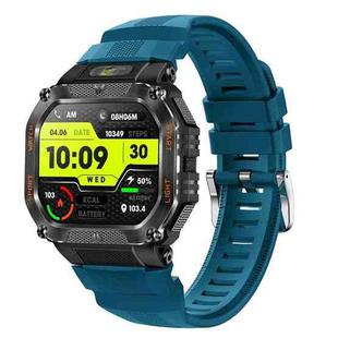 HT34 1.75 inch IPS Screen 3ATM Outdoor Sports BT Smart Watch(Blue)
