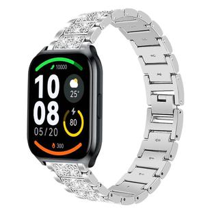 22mm For Xiaomi Haylou Watch LS09B / LS05S / LS10 xDfind Diamond Jewelry Steel Watch Band(Silver)