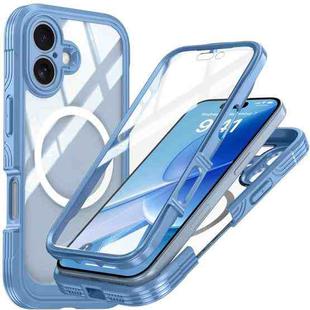 For iPhone 17 Life Waterproof MagSafe Magnetic Rugged Phone Case(Sky Blue)