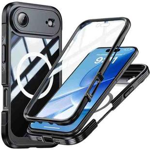 For iPhone 17 Air Life Waterproof MagSafe Magnetic Rugged Phone Case(Black)