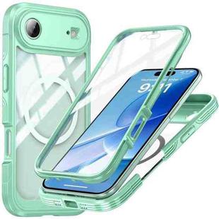 For iPhone 17 Air Life Waterproof MagSafe Magnetic Rugged Phone Case(Green)