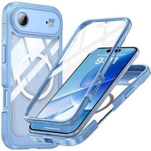 For iPhone 17 Air Life Waterproof MagSafe Magnetic Rugged Phone Case(Sky Blue)