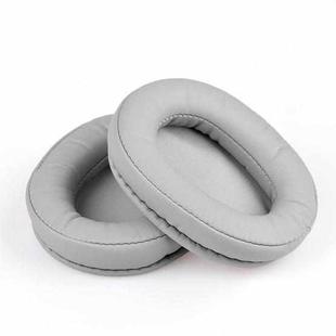 2pcs Sponge Earmuffs Replacement Earpads For ATH-MSR7, Style:Grey Protein Leather