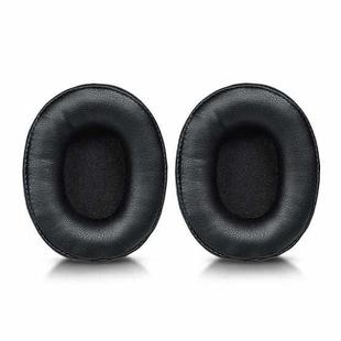 2pcs Sponge Earmuffs Replacement Earpads For ATH-SR5 / SR5BT, Style:Black Protein Leather