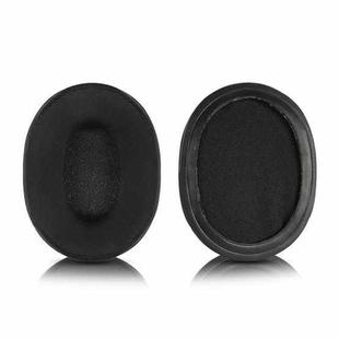 2pcs Sponge Earmuffs Replacement Earpads For ATH-SR5 / SR5BT, Style:Black Ice Silk Cloth