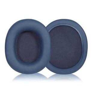 2pcs Sponge Earmuffs Replacement Earpads For Audio-Technica ATH-SR30BT, Style:Blue Protein Leather