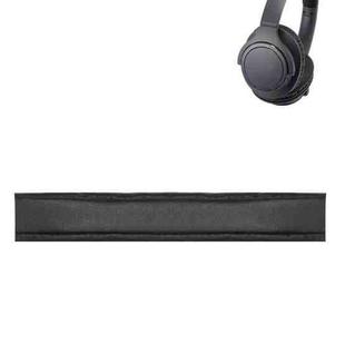 Sponge Earmuffs Replacement Earpads For Audio-Technica ATH-SR30BT, Style:Black Leather Headband