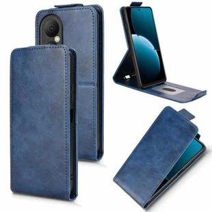 For Huawei nova Y73 / Enjoy 80 Magnetic Vertical Flip Leather Phone Case with Buckle(Blue)