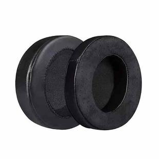 2pcs Sponge Earmuffs Replacement Earpads For ATH-A900X, Style:Black Lambskin+Microfiber