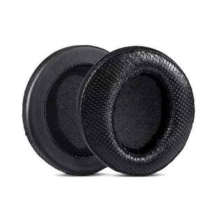 2pcs Sponge Earmuffs Replacement Earpads For ATH-A900X, Style:Black Punched Lambskin