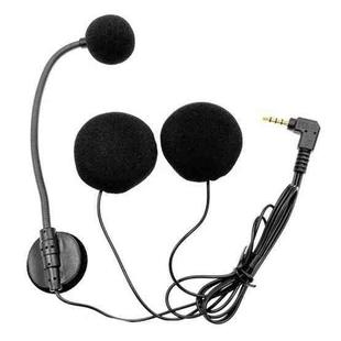 Motorcycle Half Helmet Intercom Headset Microphone(Black)