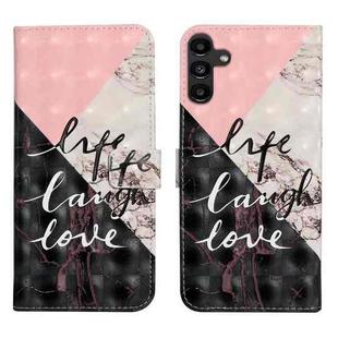 For Samsung Galaxy A17 5G Oil Embossed 3D Drawing Leather Phone Case(Stitching Marble)