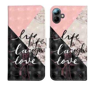 For Samsung Galaxy A07 5G Oil Embossed 3D Drawing Leather Phone Case(Stitching Marble)