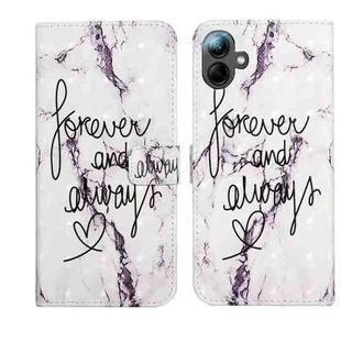 For Samsung Galaxy A07 5G Oil Embossed 3D Drawing Leather Phone Case(Words Marble)
