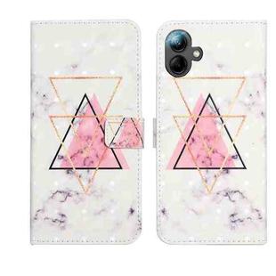 For Samsung Galaxy A07 5G Oil Embossed 3D Drawing Leather Phone Case(Triangular Marble)