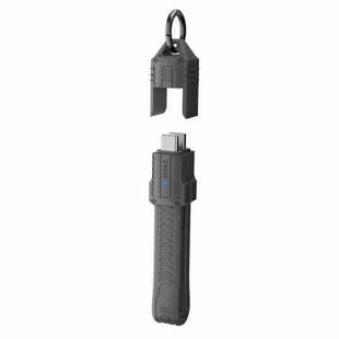 Portable Keychain 80Gbps 240W USB4 Type-C / USB-C Charging Cable(Grey)