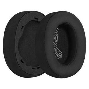 1 Pair Ice Silk Cloth Earphone Replacement Earpads For JBL Live 650 BTNC / E65BTNC / Duet NC / Live 660 BTNC(Black)