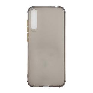 For Huawei Honor 20 Lite Color Button Translucent Frosted TPU Four-corner Airbag Shockproof Case(Gray)