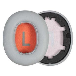 1 Pair Protein Leather Earphone Replacement Earpads For JBL JR 460NC(Light Grey)