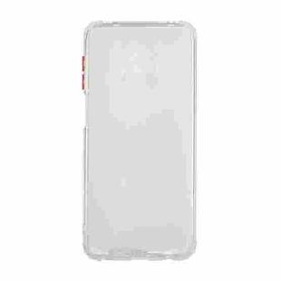 For Xiaomi Redmi Note 9 Pro Color Button Translucent Frosted TPU Four-corner Airbag Shockproof Case(White)