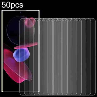 For Oukitel C61 Pro / C61 50pcs 0.3mm High Aluminum Tempered Glass Film