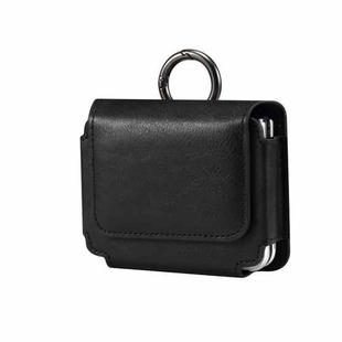Multi-functional Faux Leather Waist-Hanging Bag For Foldable Phone , Size: 10 x 7.8 x 2.8cm(Black)