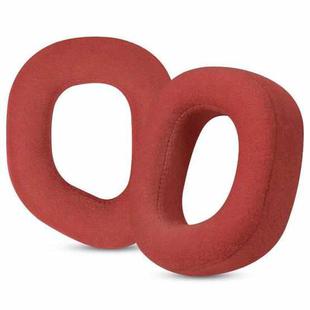 1 Pair Velvet Replacement Earpads For Corsair HS80 Max / HS80 USB Wired / HS81 RGB(Red)