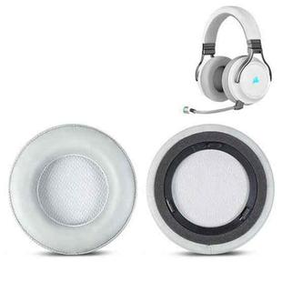 1 Pair Lambskin Replacement Earpads For Corsair Virtuoso RGB WIRELESS XT(White)