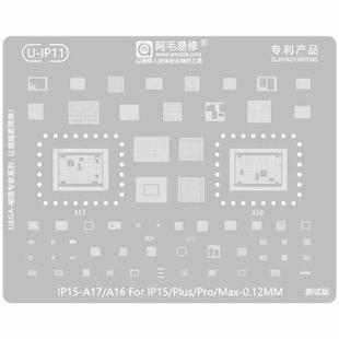 AMAOE 0.12mm Reballing Stencil For iPhone 15 Series