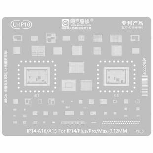 AMAOE 0.12mm Reballing Stencil For iPhone 14 Series