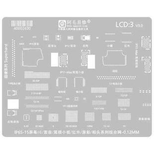 AMAOE 0.12mm Reballing Stencil For Face ID IC