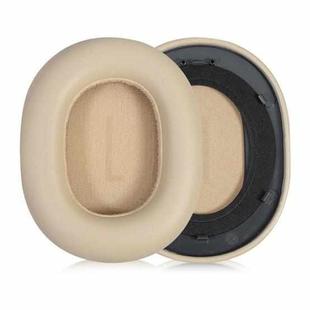 1 Pair Protein Leather Replacement Earpads For Baseus D05(Apricot)