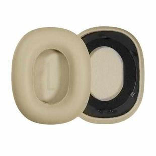 1 Pair Protein Leather Replacement Earpads For Baseus H1i(Apricot)