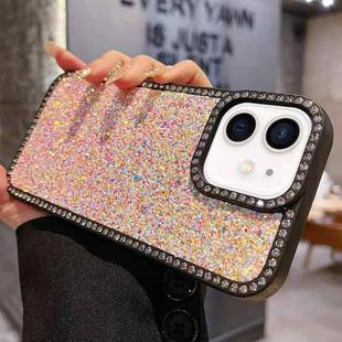For iPhone 11 Diamond Glitter Shiny Surface TPU Phone Case(Colorful)