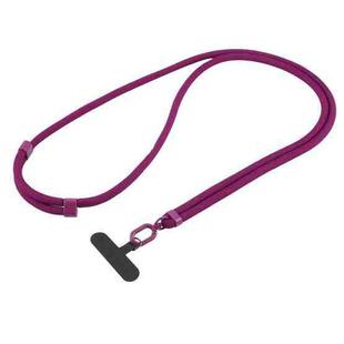 Universal Colorful Buckle Adjustable Mobile Phone Anti-lost Crossbody Lanyard(Wine Red)