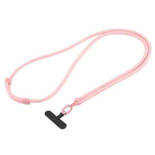 Universal Colorful Buckle Adjustable Mobile Phone Anti-lost Crossbody Lanyard(Bright Pink)