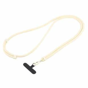 Universal Colorful Buckle Adjustable Mobile Phone Anti-lost Crossbody Lanyard(Beige)