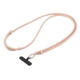 Universal Colorful Buckle Adjustable Mobile Phone Anti-lost Crossbody Lanyard(Light Pink)