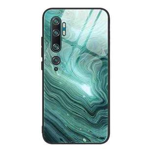 For Xiaomi Mi Note 10 Marble Pattern Glass Protective Case(DL02)