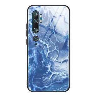 For Xiaomi Mi Note 10 Marble Pattern Glass Protective Case(DL03)