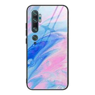 For Xiaomi Mi Note 10 Marble Pattern Glass Protective Case(DL05)