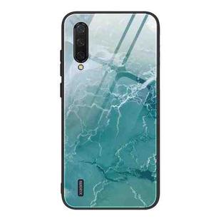 For Xiaomi Mi CC9 / A3 Lite Marble Pattern Glass Protective Case(DL04)