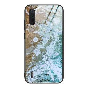 For Xiaomi Mi CC9 / A3 Lite Marble Pattern Glass Protective Case(DL06)