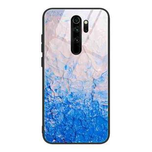 For Xiaomi Redmi Note 8 Pro Marble Pattern Glass Protective Case(DL07)