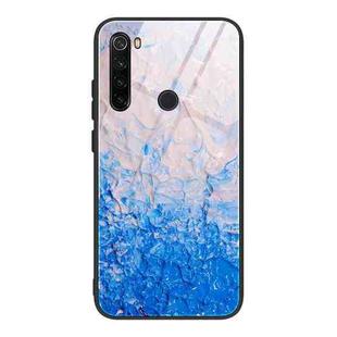 For Xiaomi Redmi Note 8T Marble Pattern Glass Protective Case(DL07)